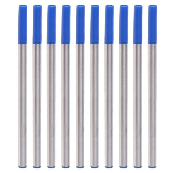 10 Stk Kuglepen Refills 0,5 mm Universal Blue Refill Hurtigtørrende til studerende