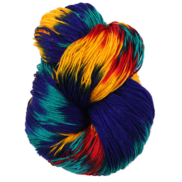 50 g blandat färgglatt stickgarn Akrylfiber Mjuk Anti-Pilling Färgad Handstickad virktråd för DIY Craft Sweater