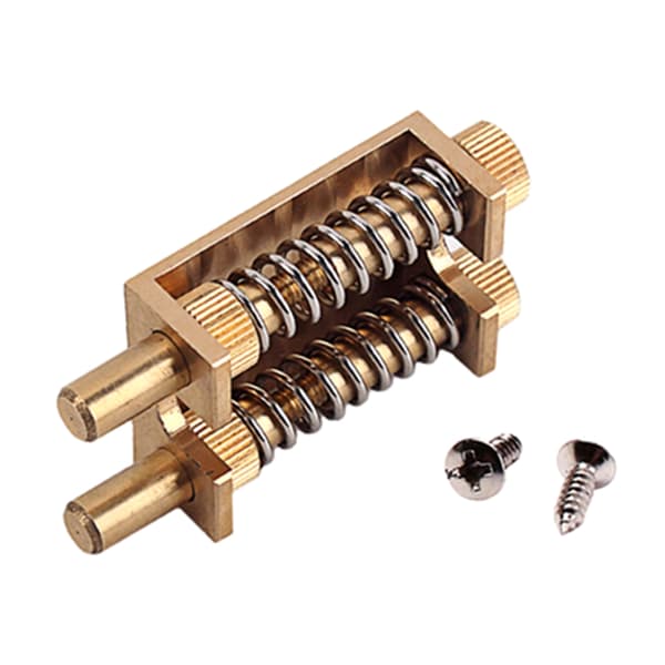 Gitarrtremolo Stopper Stabiliseringsanordning Dubbelstångs Mässing Tremolo Bryggsystem