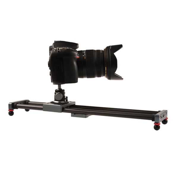 16 tum/40 cm mini bordsskiva videokamera skjutreglage kolfiberskena stänger upp till 11 lbs/5 kg bredare kompatibilitet Tillbehör