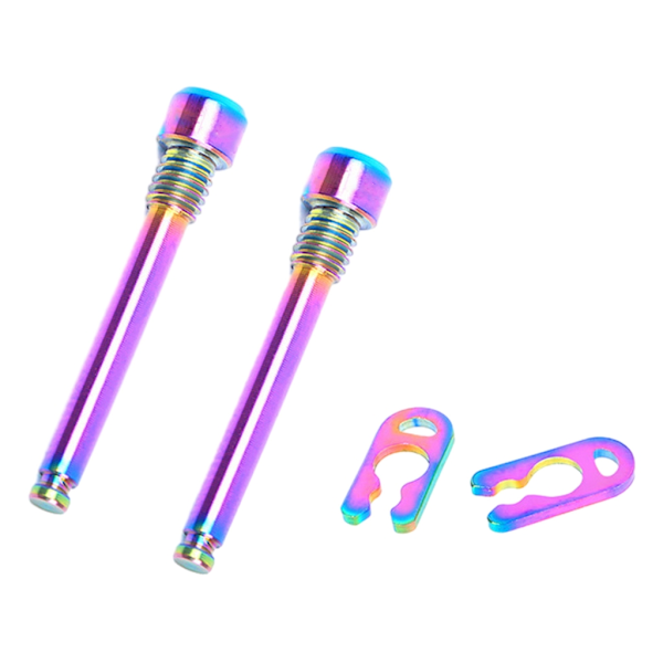 Cykler Hydrauliske Skivebremseklods Bolte Cykel 4mm Titanium Legering Fikseringsstift Indsats Black