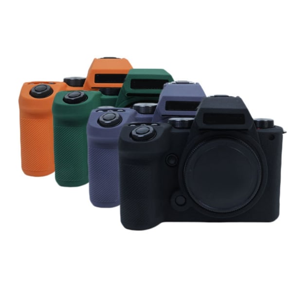 Silikonfodral Case Anti-droppskydd Cover Slitstarkt hölje för S5II-kamera Green