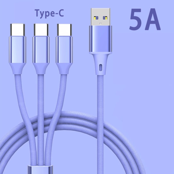 USB 2.0 TypA Hane till Micro USB Hane Adapter Splitterkabel USB till TypeC Converter Support Höghastighetsladdning 66W null - 3 Micro