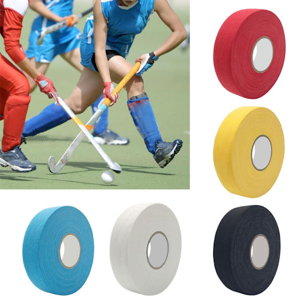 Selvklebende hockey-grep, slitesterk hockey-greptape, hockey-tape White