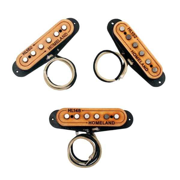 3st Elektriska Gitarr Pickuper Lönnträ Hals Mellan Stall Single Coil Pickuper