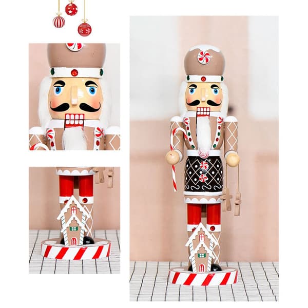 Juletrefigur i tre, mann, 36 cm, håndlaget