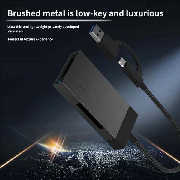 Multifunktionel Cfe B-kortlæser USB 3.1 til hurtig filoverførsel
