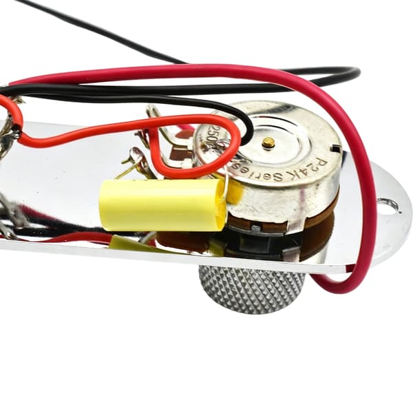 Aluminium Guitar Pickup Vælgerpanel Klar Til Nem Installation