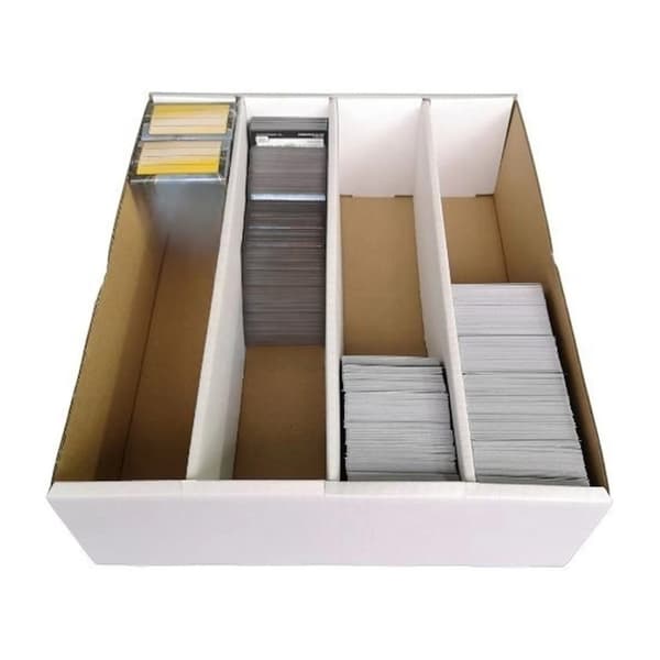 Enkel montering kortholder papirkort arrangørboks med tilpassbar utside