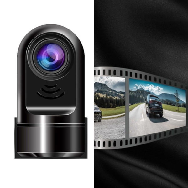 Bil DVR-kamera Full HD 1080P Videoinspelare Auto Cycle Dashcam LoopRecording med Forward Collision Warning