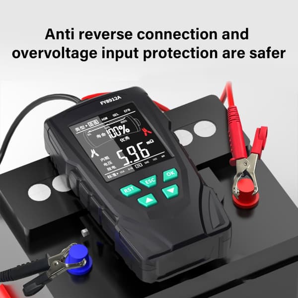 Multifunksjonell Bilbatteritester 12V 24V Digital Sjekker Profesjonell