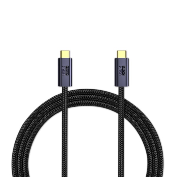 PD100W Type-C USB4 20Gbps 8K60Hz Hurtigopladningskabel Datatransmissionskabel til Macbook Pro