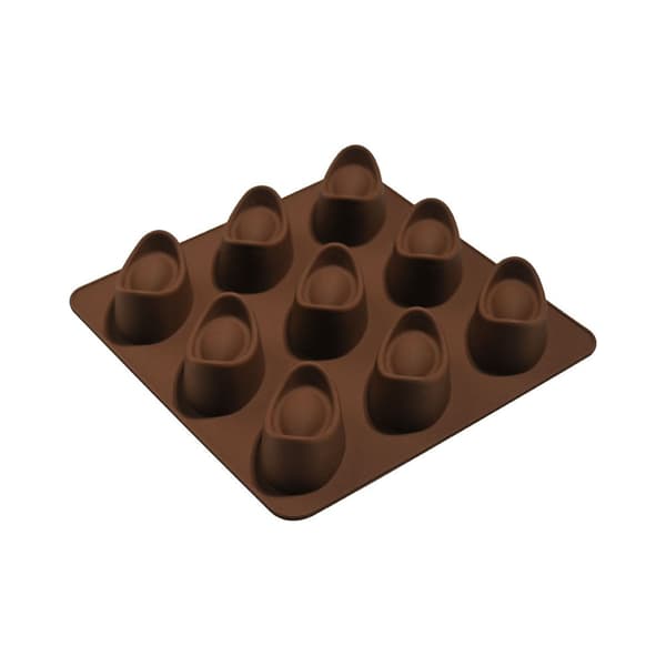 9 Hulrum Silikone Lykke Ingot Form Bage Chokoladeforme Lys Aromaforme