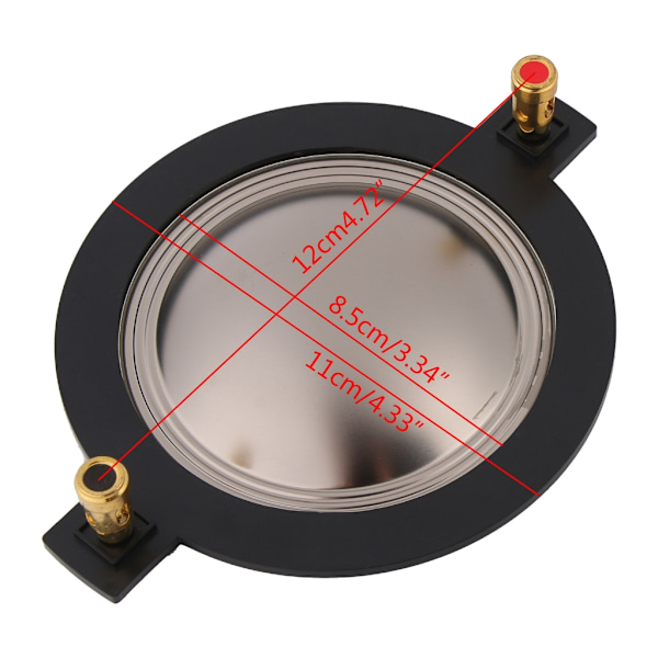 Högtalare Titanium Film 72.2mm Kärna Diskant Talspole Rulle Diskanthögtalare Tillbehör