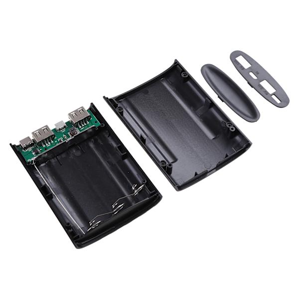 DIY Power Bank Box Platt för huvud Batteriladdare Case Dubbla USB -utgångar Plast för Shell Box Power Bank C