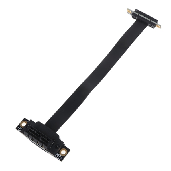 PCI-E X1 PCI Express 1X Riser-forlengerkabelledning Dobbel vertikal rettvinklet gullbelagt kontakt for 1U 2U ATX-chassis