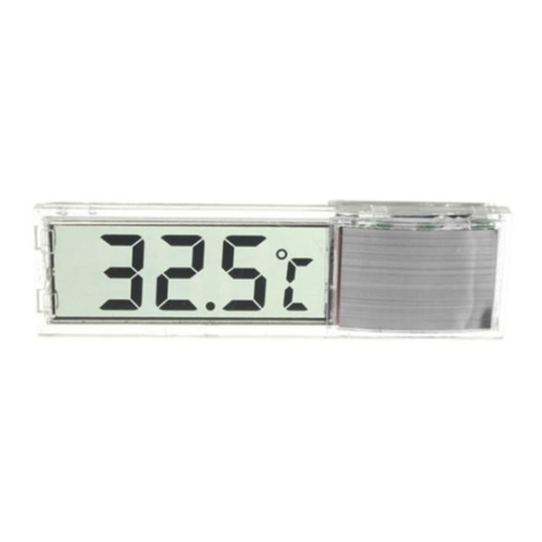 Aquarium Termometer Mini LCD Digital Fish for Tank Termometre med klarskjermmonitor Terrariumtemperatur Ingen ledning