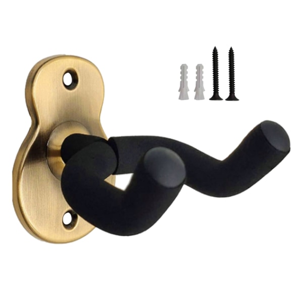 Guitar Wall Mount Hanger Guitar Wall Hangers Hook Wall Hanging Bracket Holder Yellow bronze