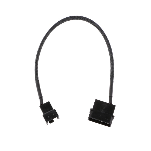 4-Pin Molex Hane till 3-Pin/4-Pin PWM USB Sleeved Fläkt Power , för Case Fläkt Adapter Anslutningskabel
