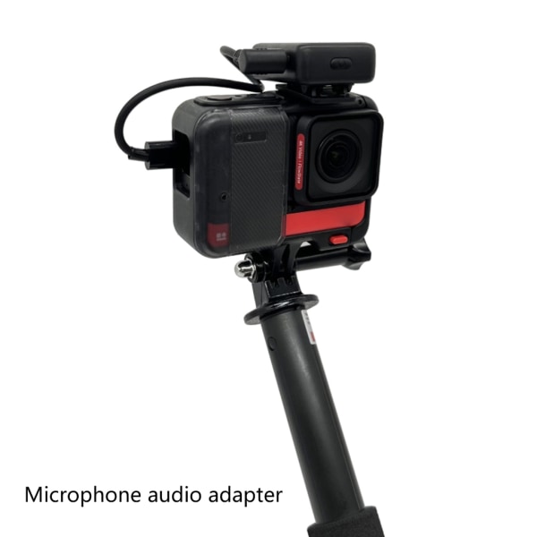 Mikrofonadapter Kabelomvandlare Trådlinje Audional överföringssladd Typ-C till 3,5 mm för 360X3/OneX2/OneRS/OneR-kamera null - ONE RS