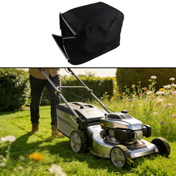 Standard passform gressoppsamlingspose for gåbak-klippere, rask montering