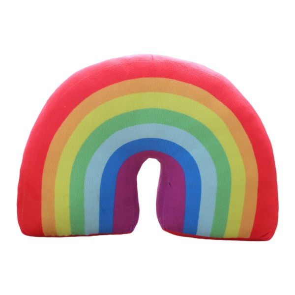 Kids Rainbow U-form pute nakkepute for hodestøtte Barne soveplysj T