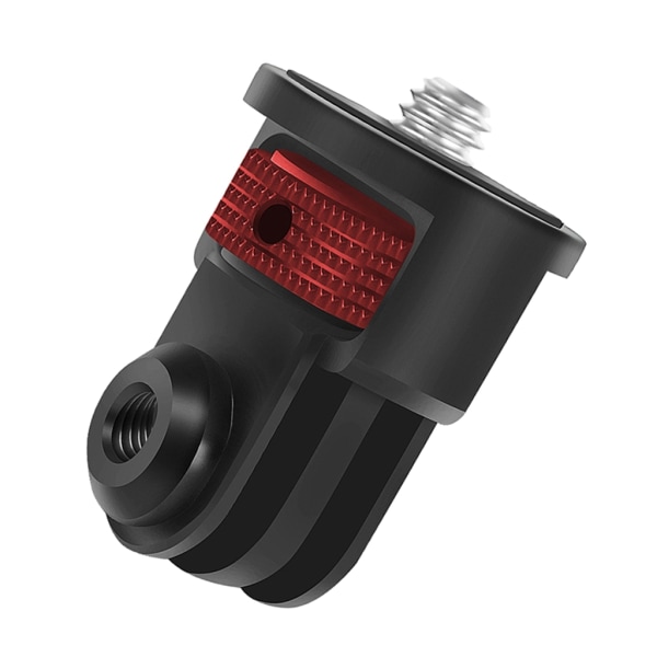 Mini stativfäste aluminiumadapter 360 vridbar 1/4" skruv för Gopro10 9 8 Osmo-Action 2 för Insta360OneX2 kamerafäste