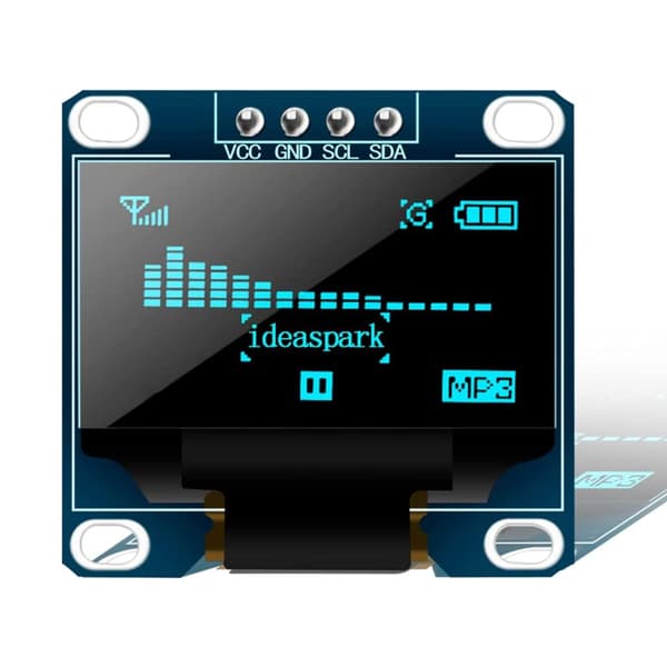 3 stk. Computer LCD-modul OLED-skærm 0,96 tommer til skærm