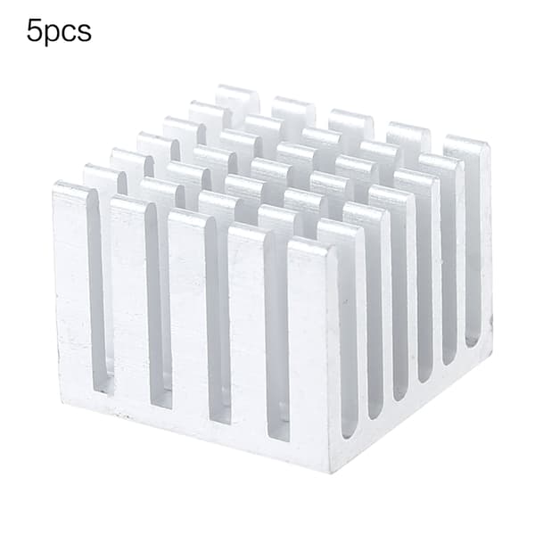 Aluminium køleplade 20x20x15mm CPU GPU IC Chip Transistor Chips Kølekøler