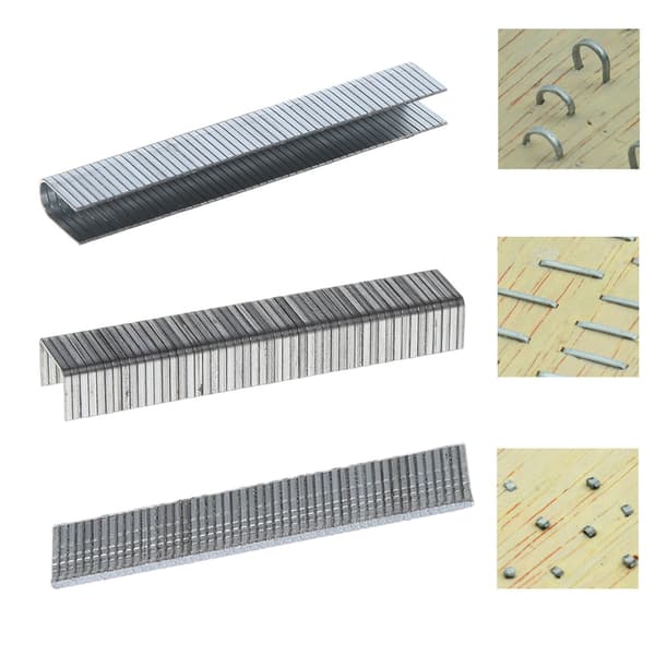 1000 stk U-formede stifter 12x6,3 mm spiker for stiftepistol