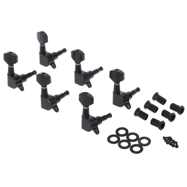 6R Inline Guitar String Tuning Peg Machine til Head Tunner