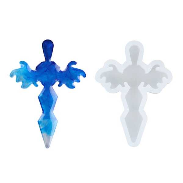 10x för kreativ kristall för kors form Handgjord hängande form för gör-det-själv-konsthantverk smycketillverkning Deco
