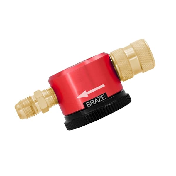 Nitrogenstrømregulator i messingkonstruksjon for presis spylekontroll 50PSI