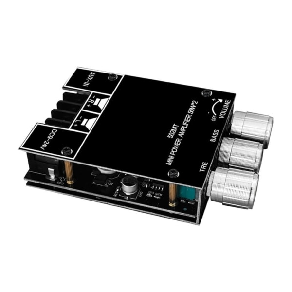 2x50W 2-kanals Bluetooth-kompatibel Digital Power Amplifier Board Amp med AUX