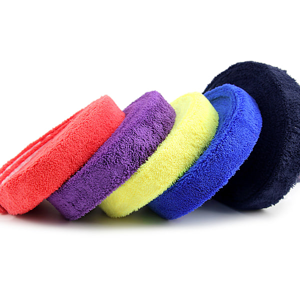 1 rulle Anti-slip Badminton Tennis Håndklæde Håndlim Greb Overgrips 10M Purple