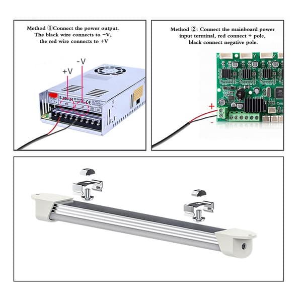 Ensartet belysning LED-lysstang ideell for 3D-printerbrukere