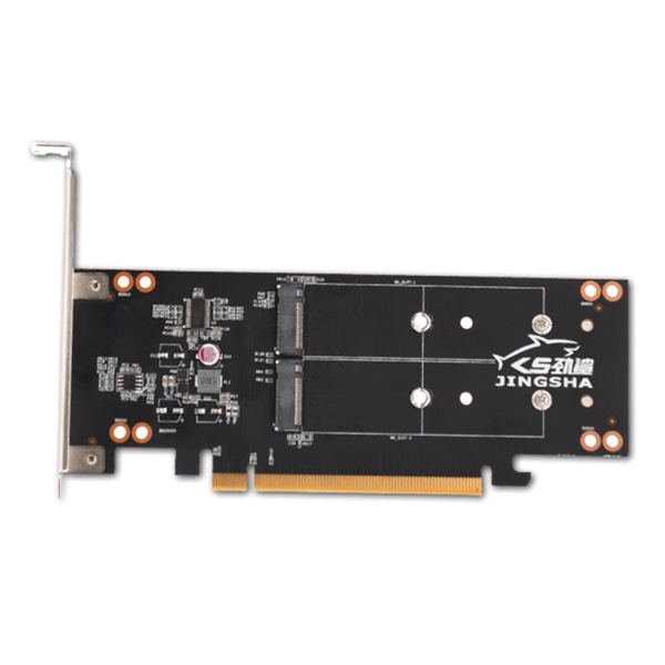 PCIe X16 till för M.2 NVME Card 4 Port Controller Expansion Card PCIe Adapter Card