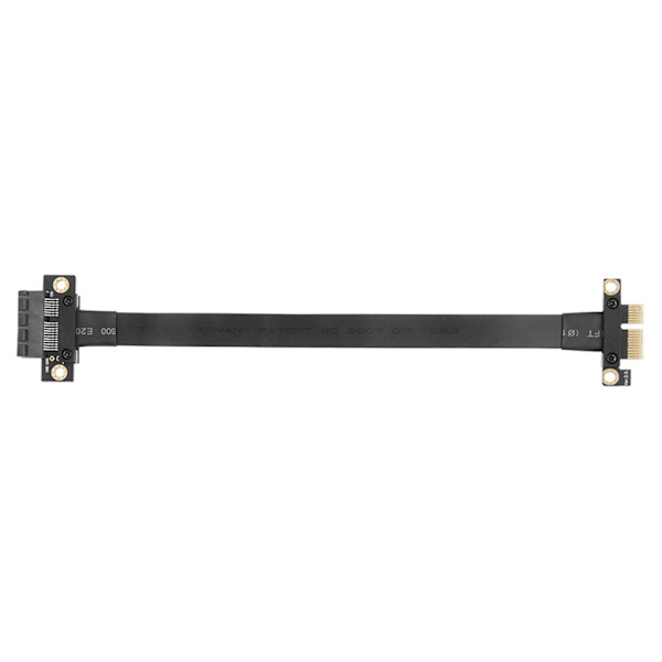 PCIE x1 förlängningskabel liten kortplats 180 grader PCI-E 3.0 Wiring Converter Ljudkort Pcie-kabel 1X Till 1X