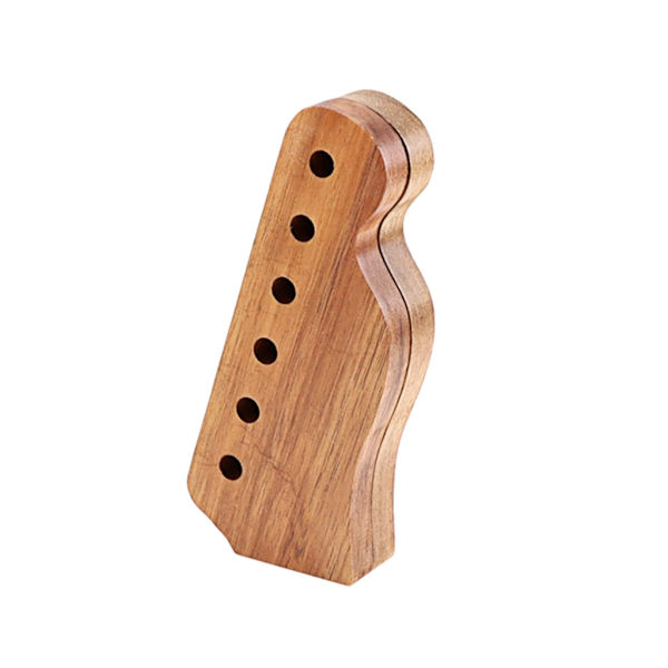 Plektrumbox i trä för akustisk elgitarr bas ukulele Style L820