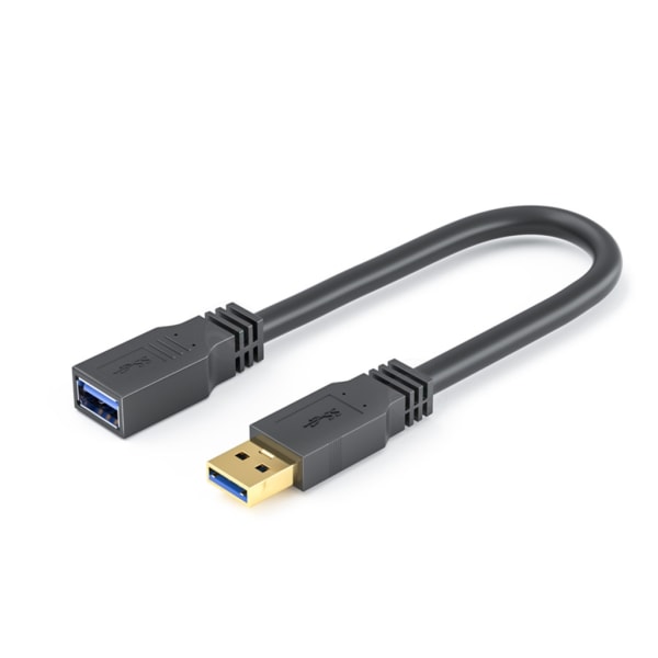USB3.0 förlängningssladd förlängningskabel för PC, bärbar dator, TV, telefon, hårddisk, mus, tangentbord, U-skiva hållbart plastmaterial 0.5m