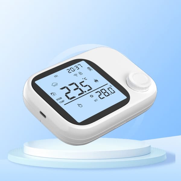 RF433 Aktiveret Programmerbar Termostat Manuel Auto-tilstand Stort LCD-display
