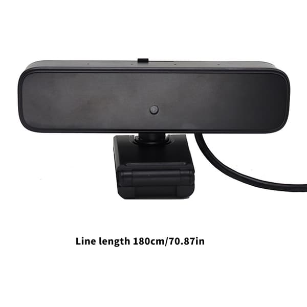 Kompakt USB2.0 Webcam med støjreducerende mikrofon til computerkamera 4KHD