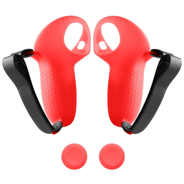 Mykt silikongrepsdekselbeskyttelseshylse for Q 3 Virtual Reality-kontroller Nyt langvarig spilling