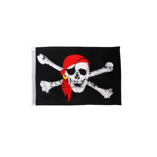 1st Large Skull Crossbones Piratflagga Jolly Roger Hängande Med Grommet NO Pole