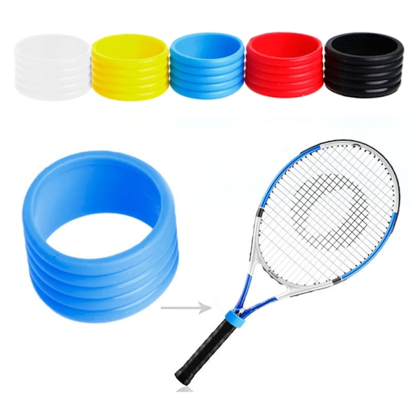 Tennis Racket Grip Rings Racket Fixed Rings Grip Tape for Tennis Racket Handle Blue