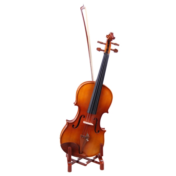 Praktisk justerbar violinholder stativ foldbar violin gulvholder rack