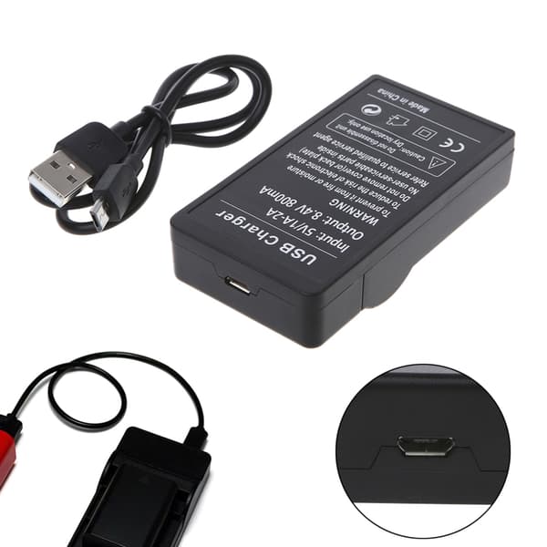 Batterilader for LP-E17 M3 750D 760D Bærbar