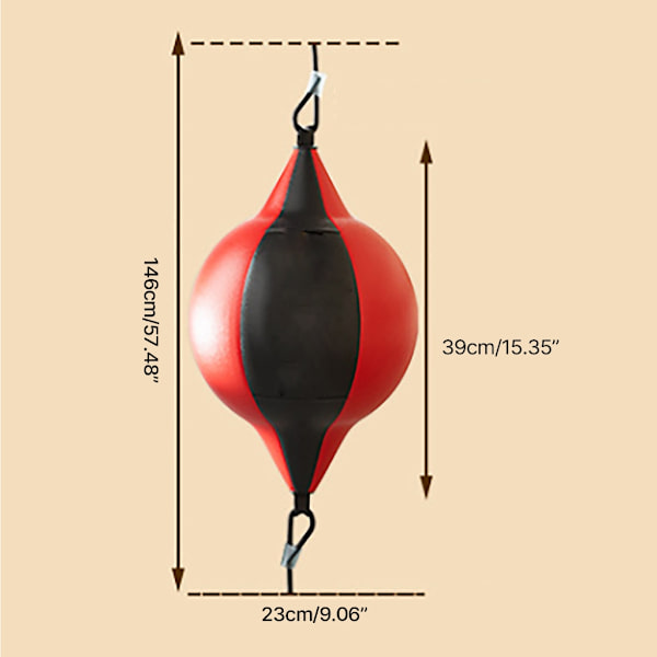 PU Læder Boksning Speed Balls Punching Bag Boksning Punch Bag Wrecking Balls Bag Black flame