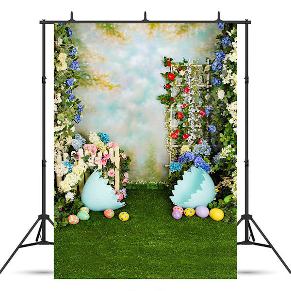 Nyfødt tegneserie kanin Blomsterbakgrunn Vår Fotostudio Stand Bakgrunner Barn Blomster Fotografi Bakgrunner Rekvisitt