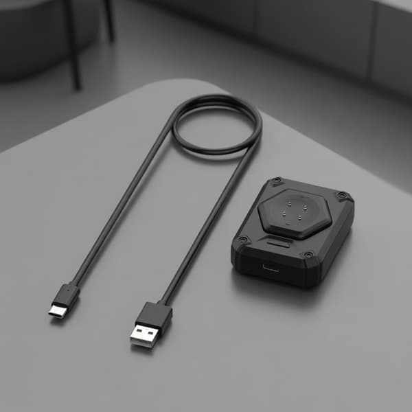 Bærbar ABS-ladestasjon for Watch 2/3 skrivebords- og reiseløsning
